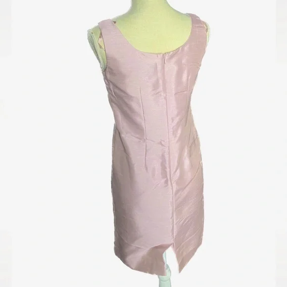 DONATING 03-15 VINTAGE 1960’s Jessica Howard petite pastel pink evening dress - Picture 2 of 9